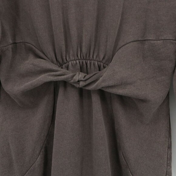 Anthropologie L*Space Asher Long Sleeve Sweatshirt Dress Charcoal Gray L - Picture 5 of 8